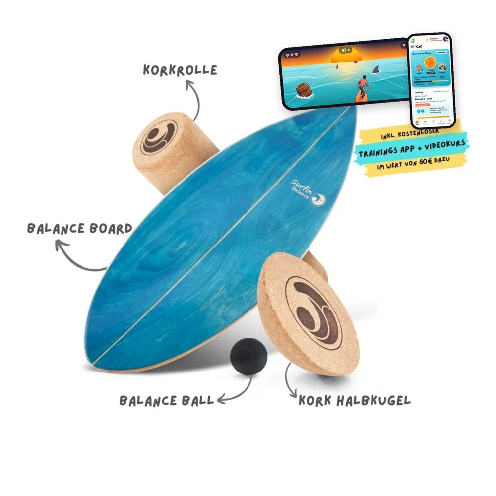 Surfin Balance Board Komplett-Set